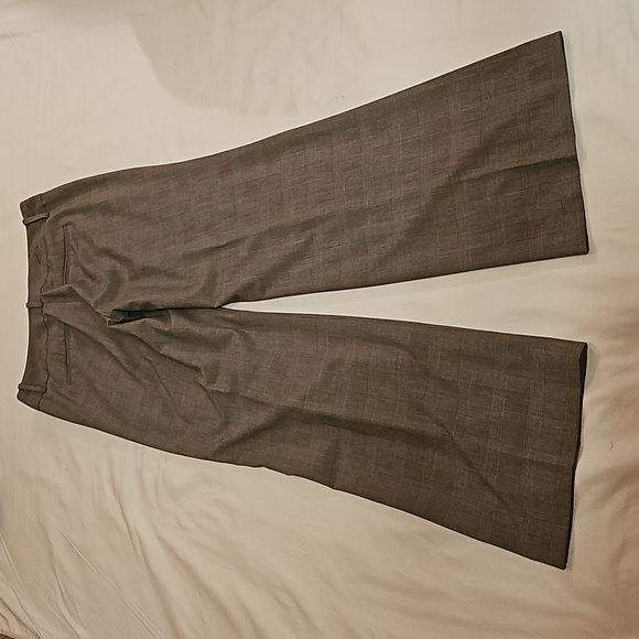 Banana Republic Jackson fit wide leg trousers size 8 long - Picture 4 of 6